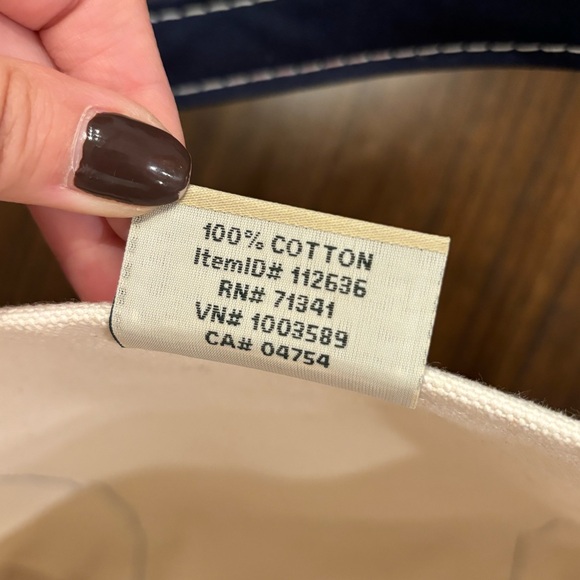 L.L.Bean Boat and Tote®, Open-Top, Navy - Picture 6 of 9